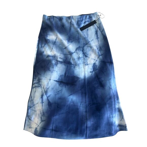 Carbon38 Dresses & Skirts - CARBON38 NWT Blue Tie-Dye Midi Skirt Y2K Style Boho Chic Cool Girl Bohemian Sz L